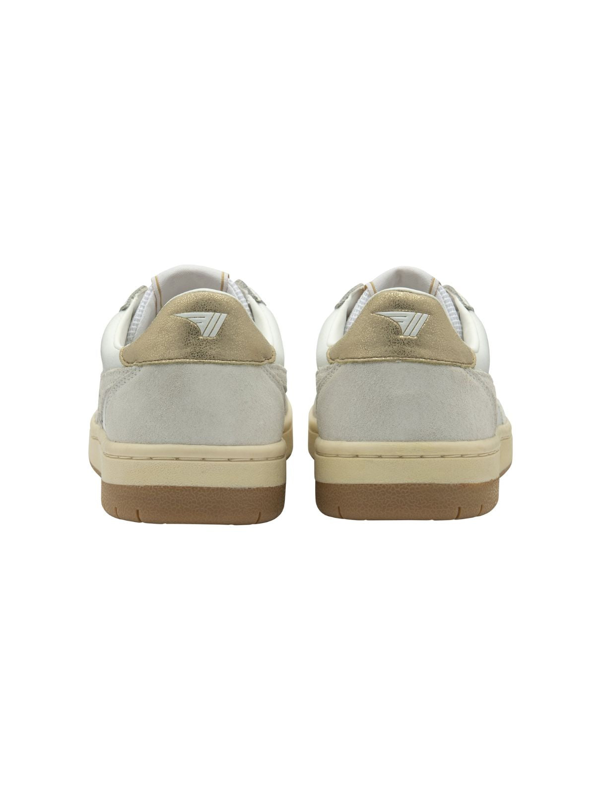 Gola Hawk Sneakers in White/Gold