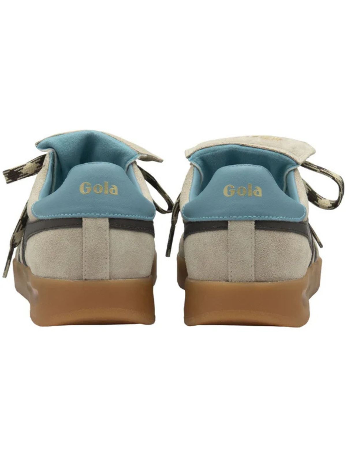 Gola Stadia '86 Sneakers in Bone/Mocha/Ocean/Gum