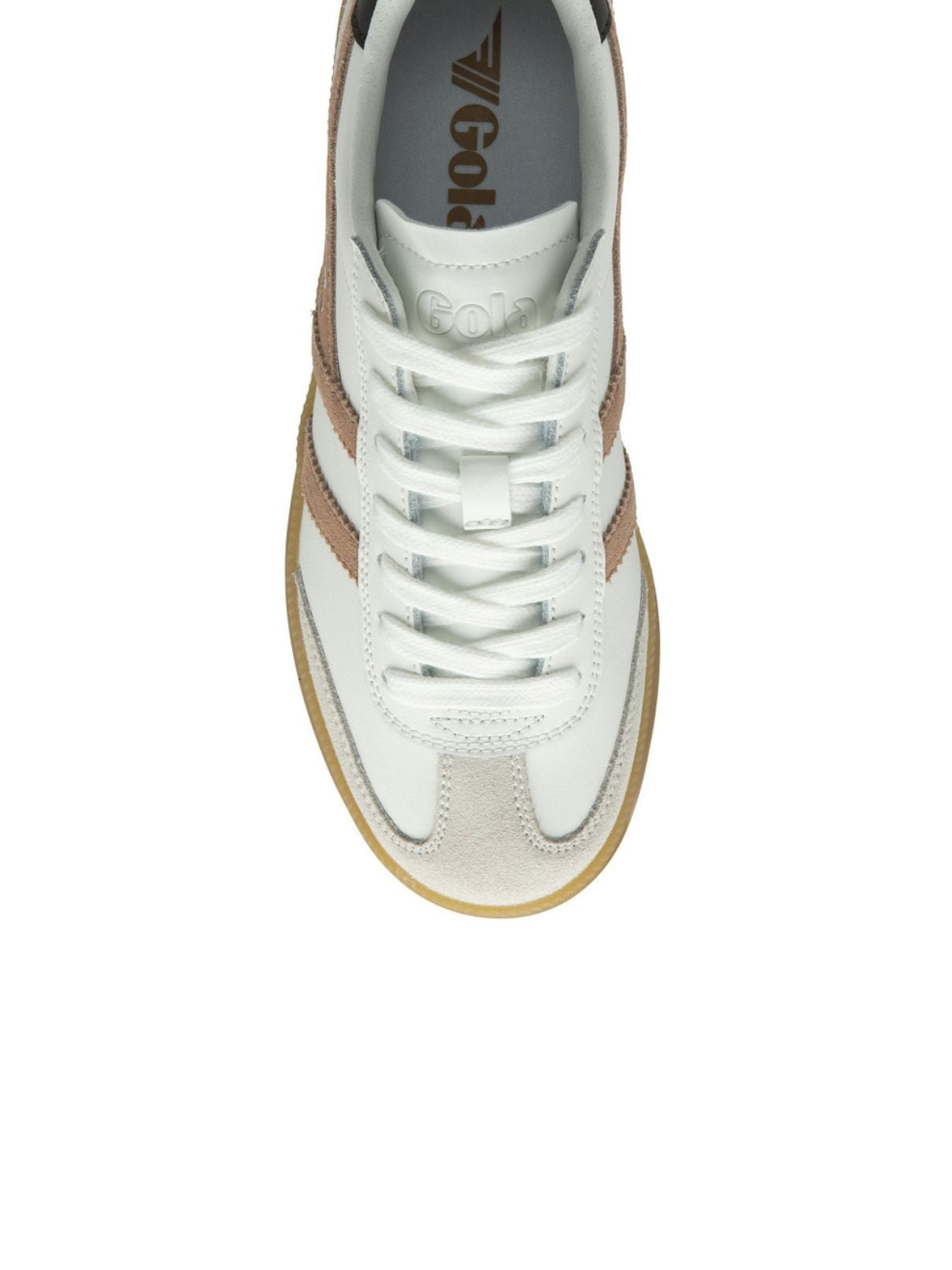 Gola Stadia '86 Sneakers in Bone/Mocha/Ocean/Gum