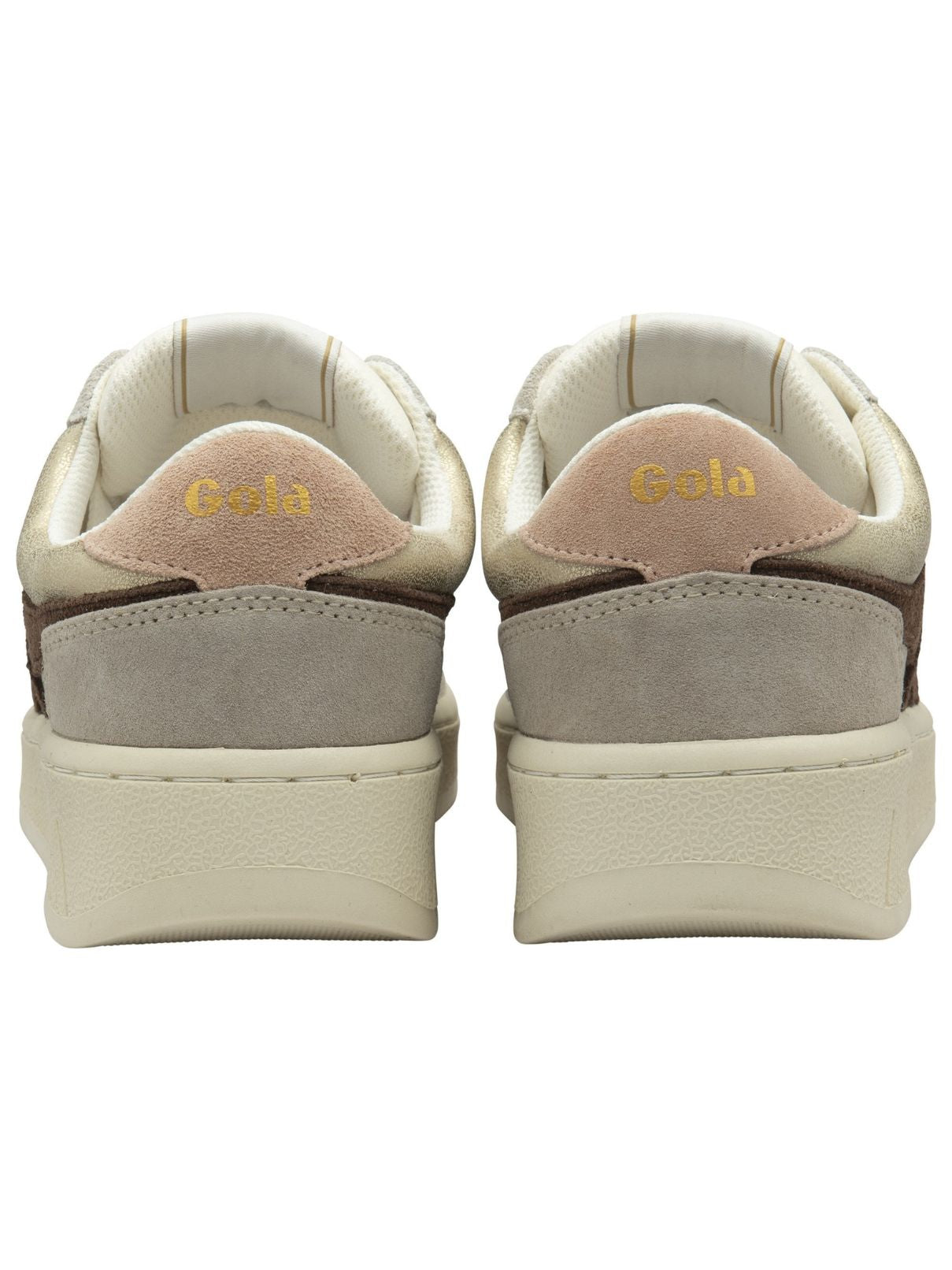 Gola Superslam Blaze Sneaker in Gold/Dk Brown/Cameo
