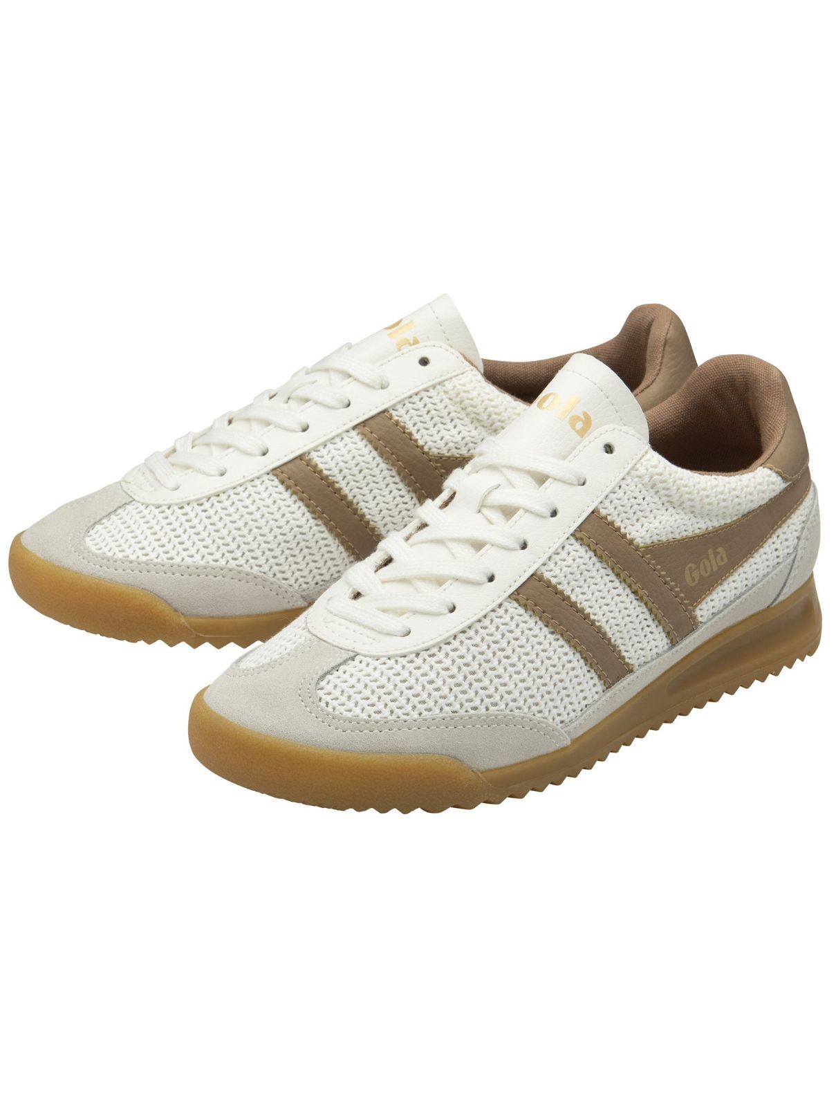 Gola Tornado Zephyr Sneaker in Off White/Lt Caramel