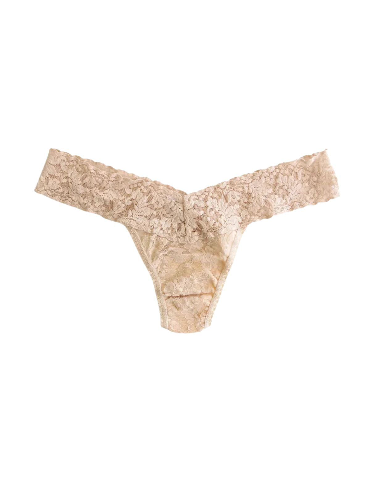 Hanky Panky Low Rise Thong in Chai