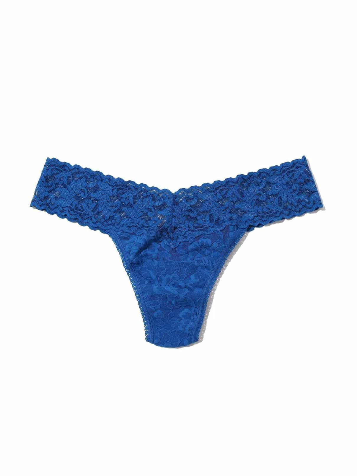 Hanky Panky Low Rise Thong in Deep Dive Blue
