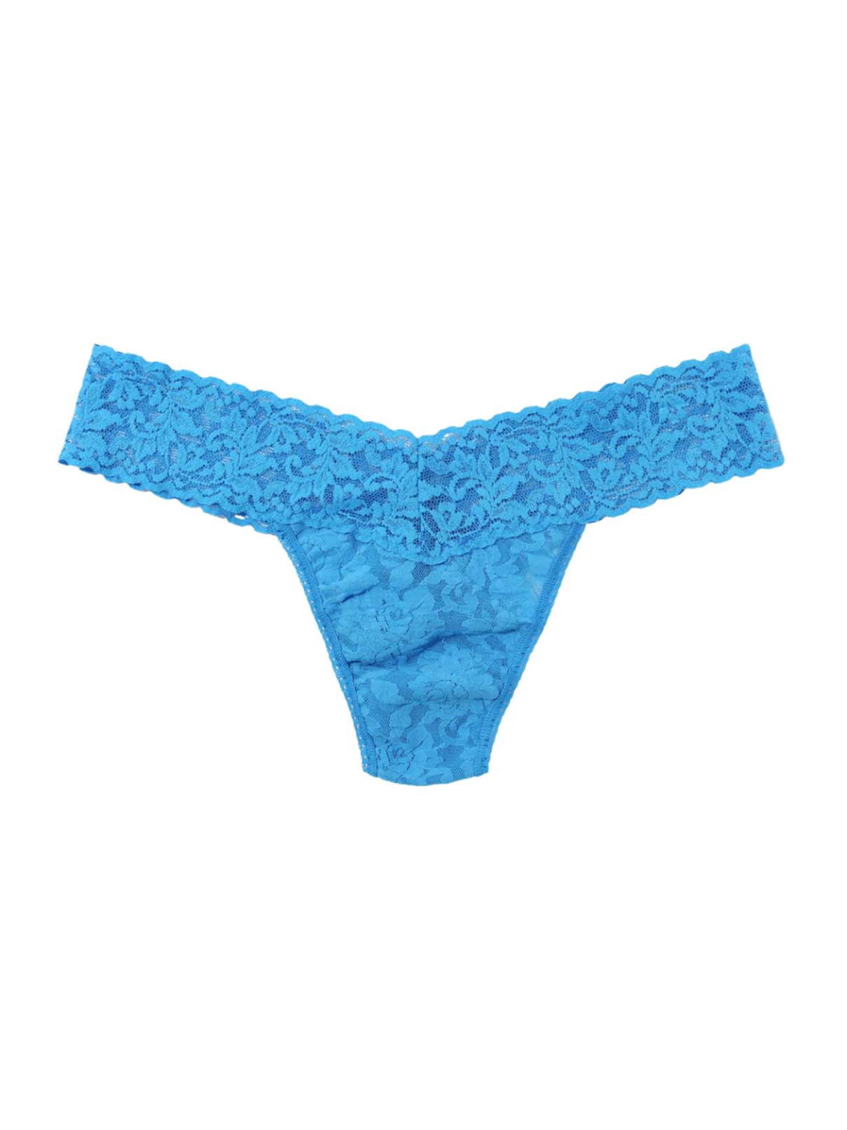 Hanky Panky Low Rise Thong in Laguna Blue