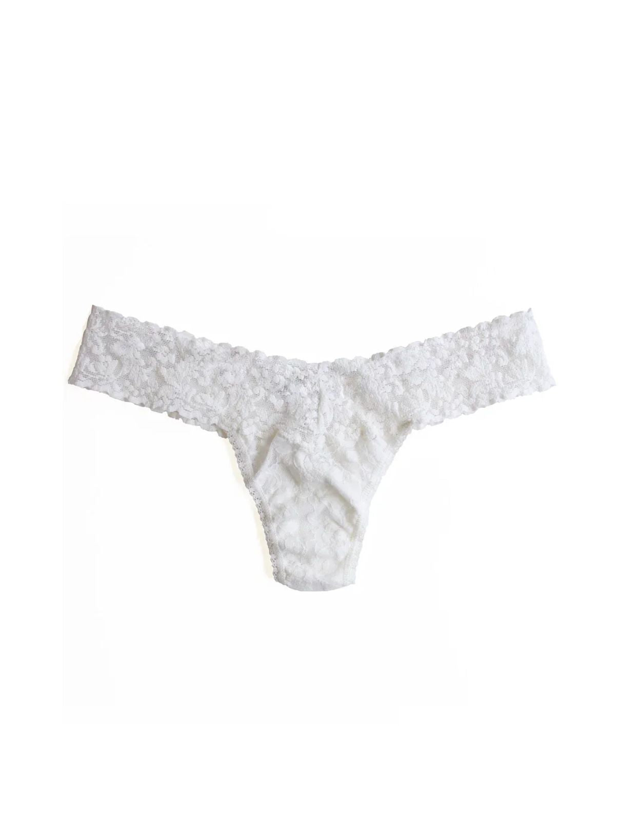 Hanky Panky Low Rise Thong in Marshmallow