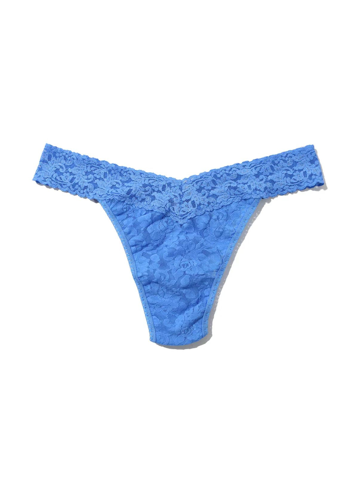 Hanky Panky Original Rise Thong in Take the Plunge Blue
