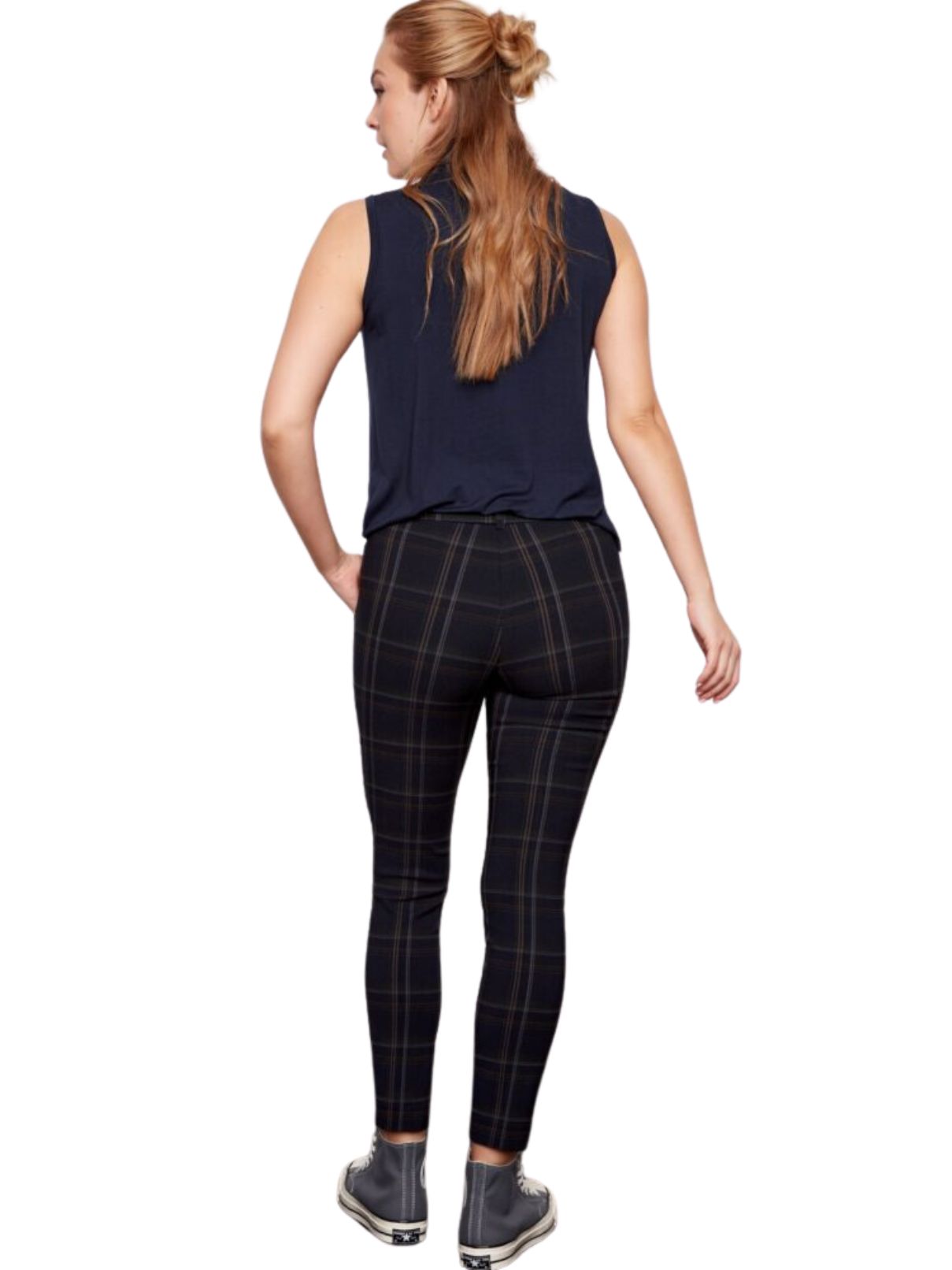 I Love Tyler Madison Glasgow Techo Ankle Pant in Black