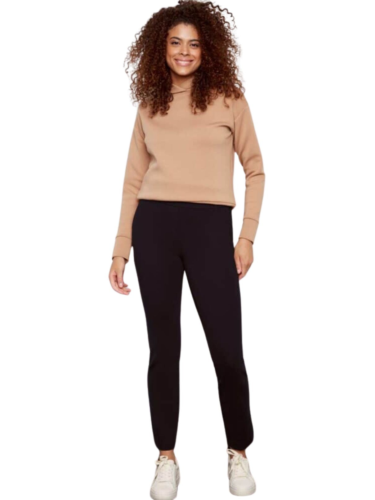 I Love Tyler Madison Scotty Slim Pont Full Length Pant in Black