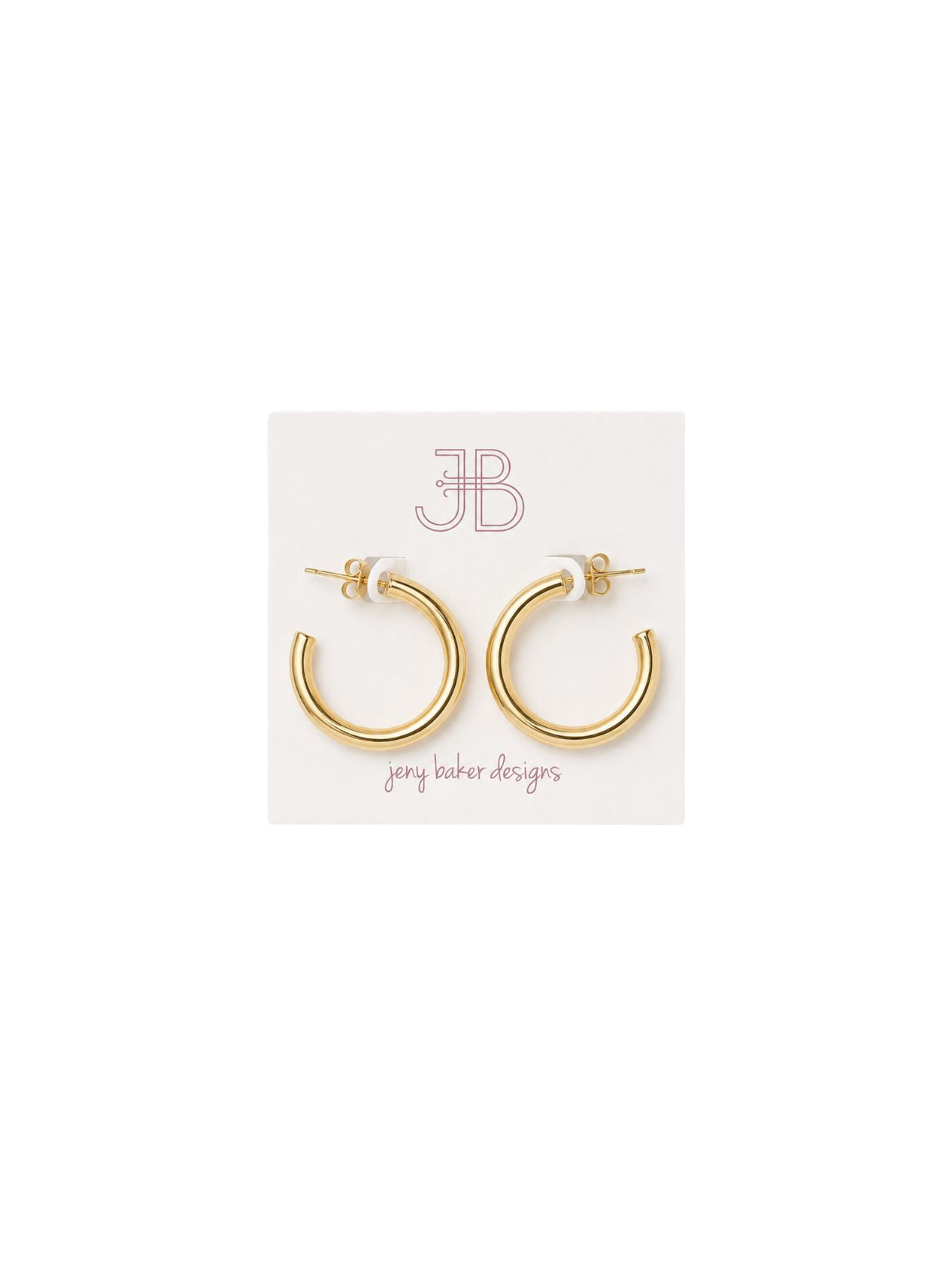 Jeny Baker Designs Basic Tube Hoops – Medium