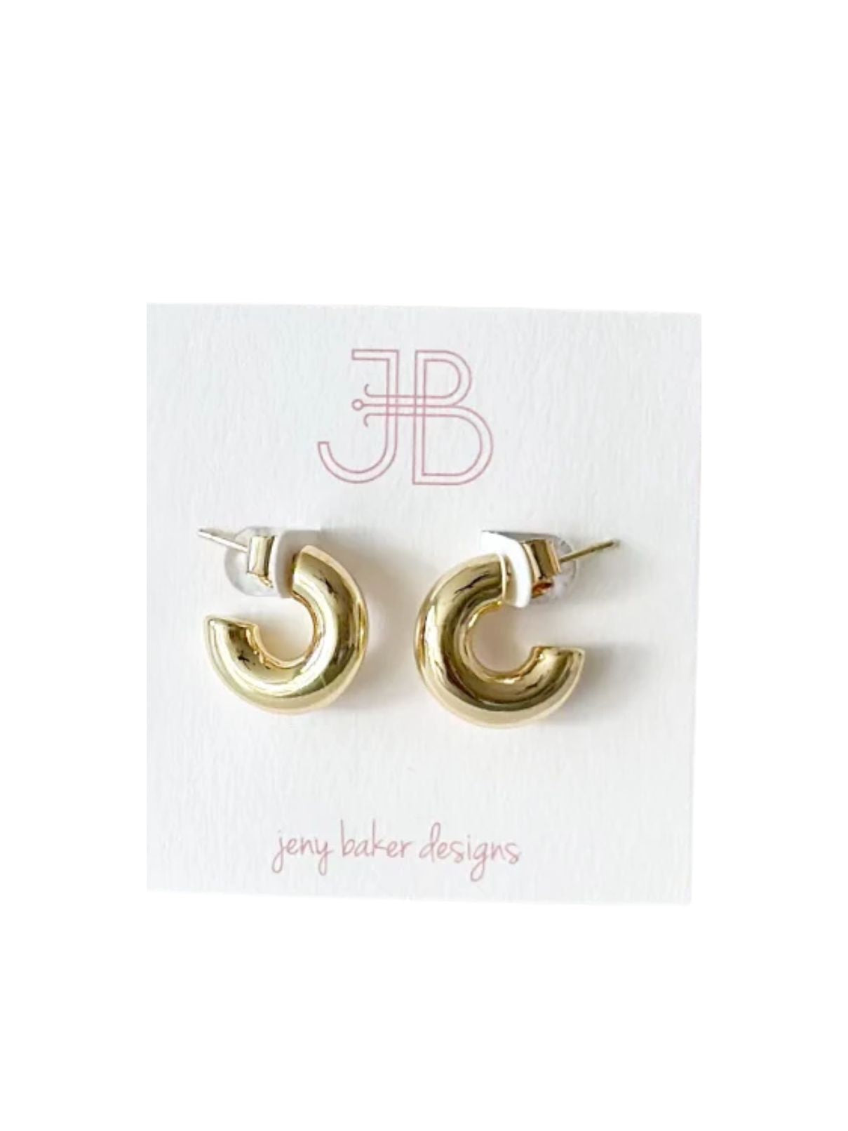 Jeny Baker Designs Classic Thick Tube Hoops – Mini