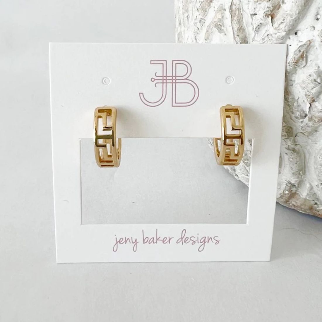 Jeny Baker Designs Greek Key Huggies