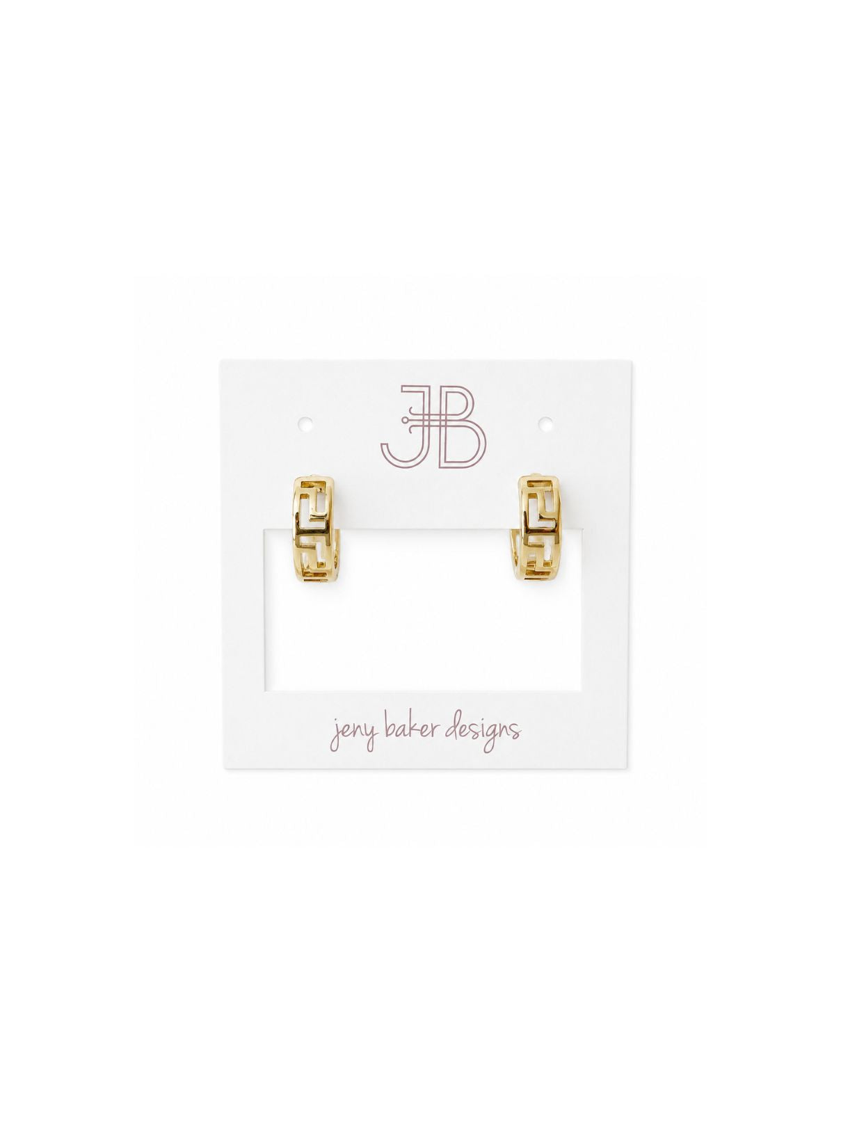 Jeny Baker Designs Greek Key Huggies