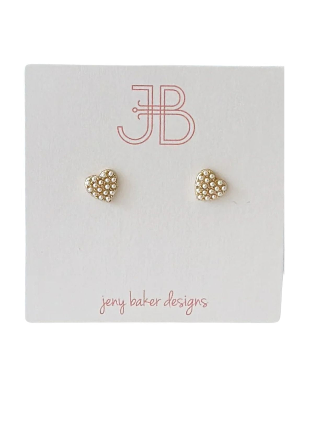 Jeny Baker Perfect Heart Studs