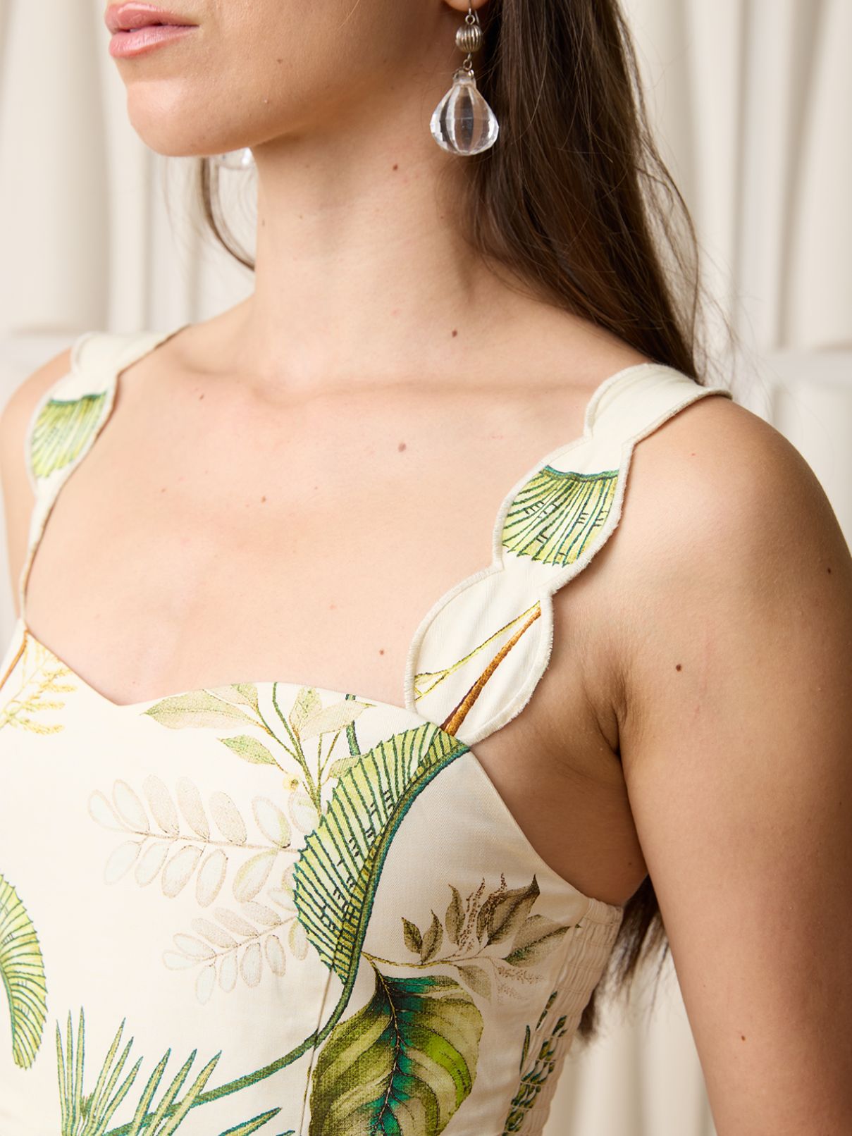 Johannesburg Dress in Palm Forest