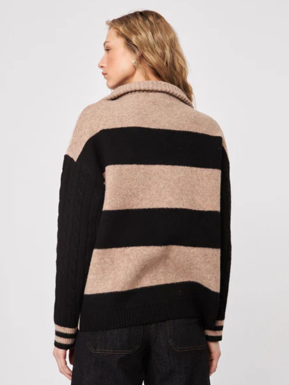 John + Jenn Edison Pinot Stripe Sweater