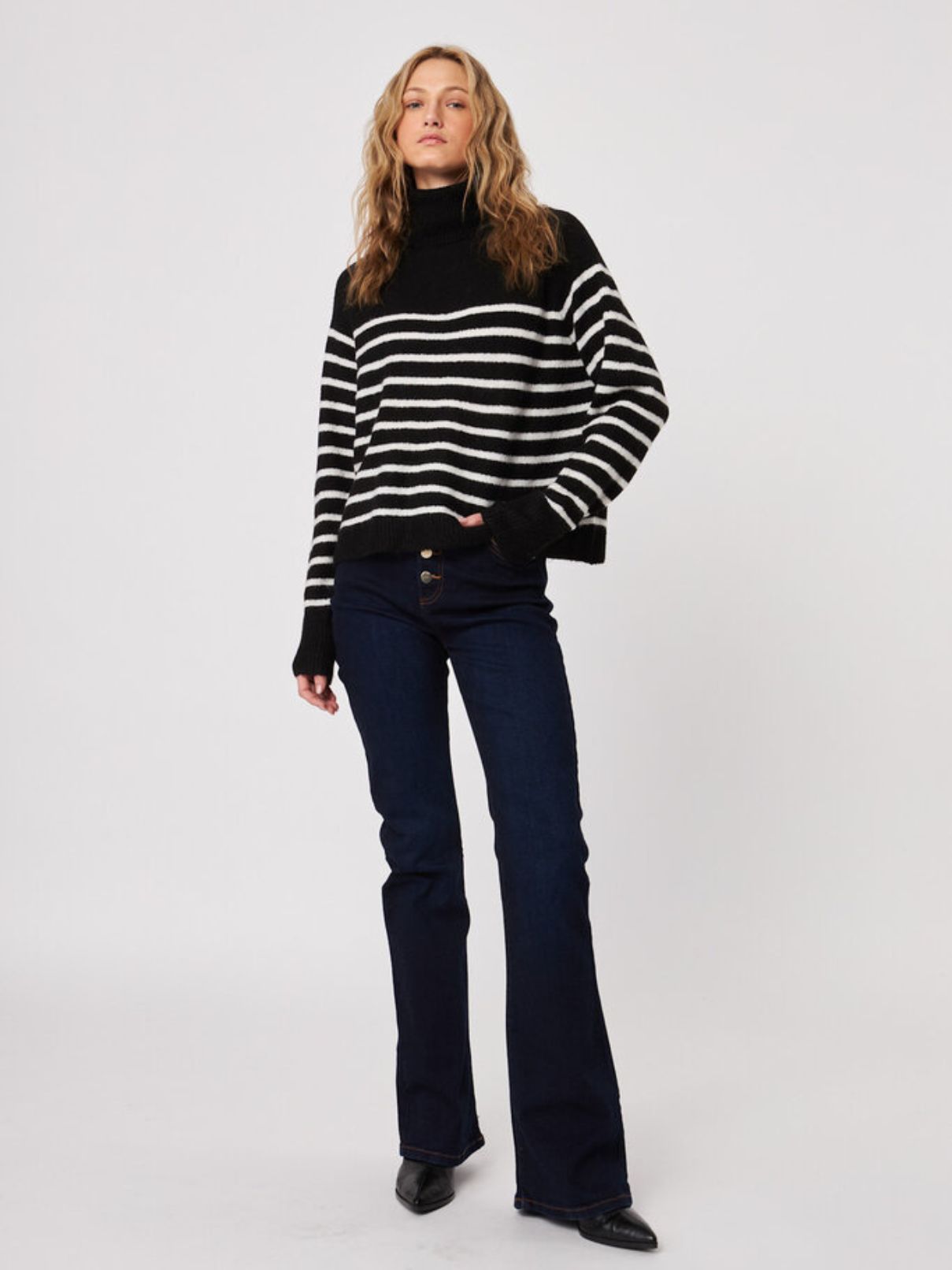 John + Jenn Eli Mime Stripe Sweater
