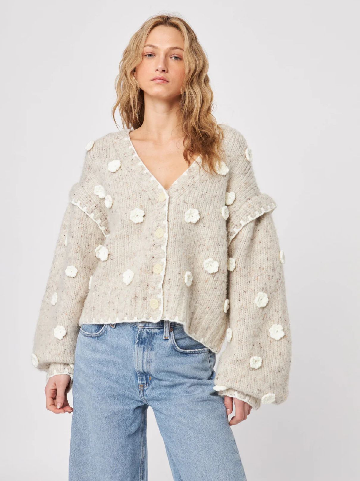 John + Jenn Marco Tundra Flowers Cardigan