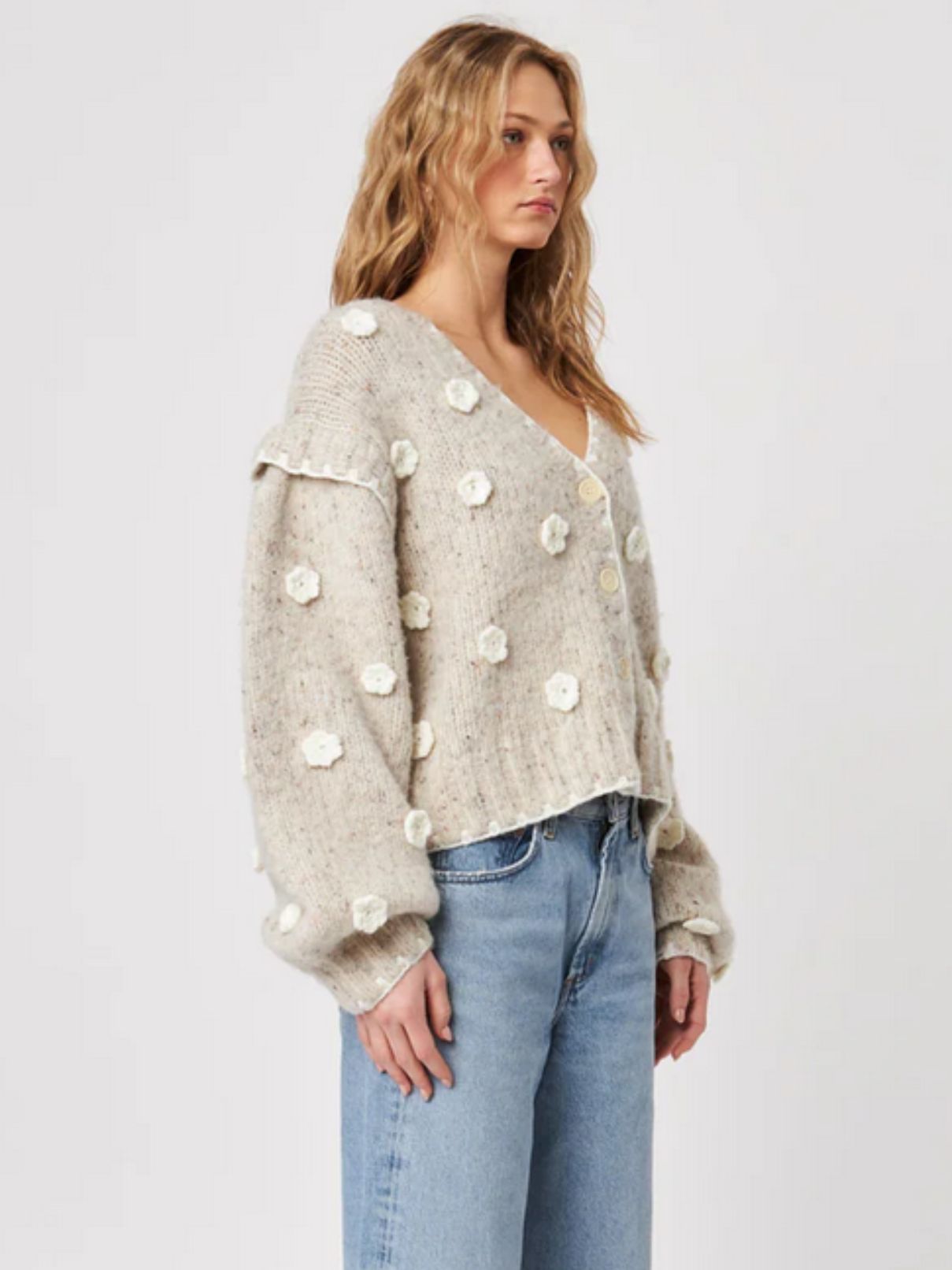 John + Jenn Marco Tundra Flowers Cardigan