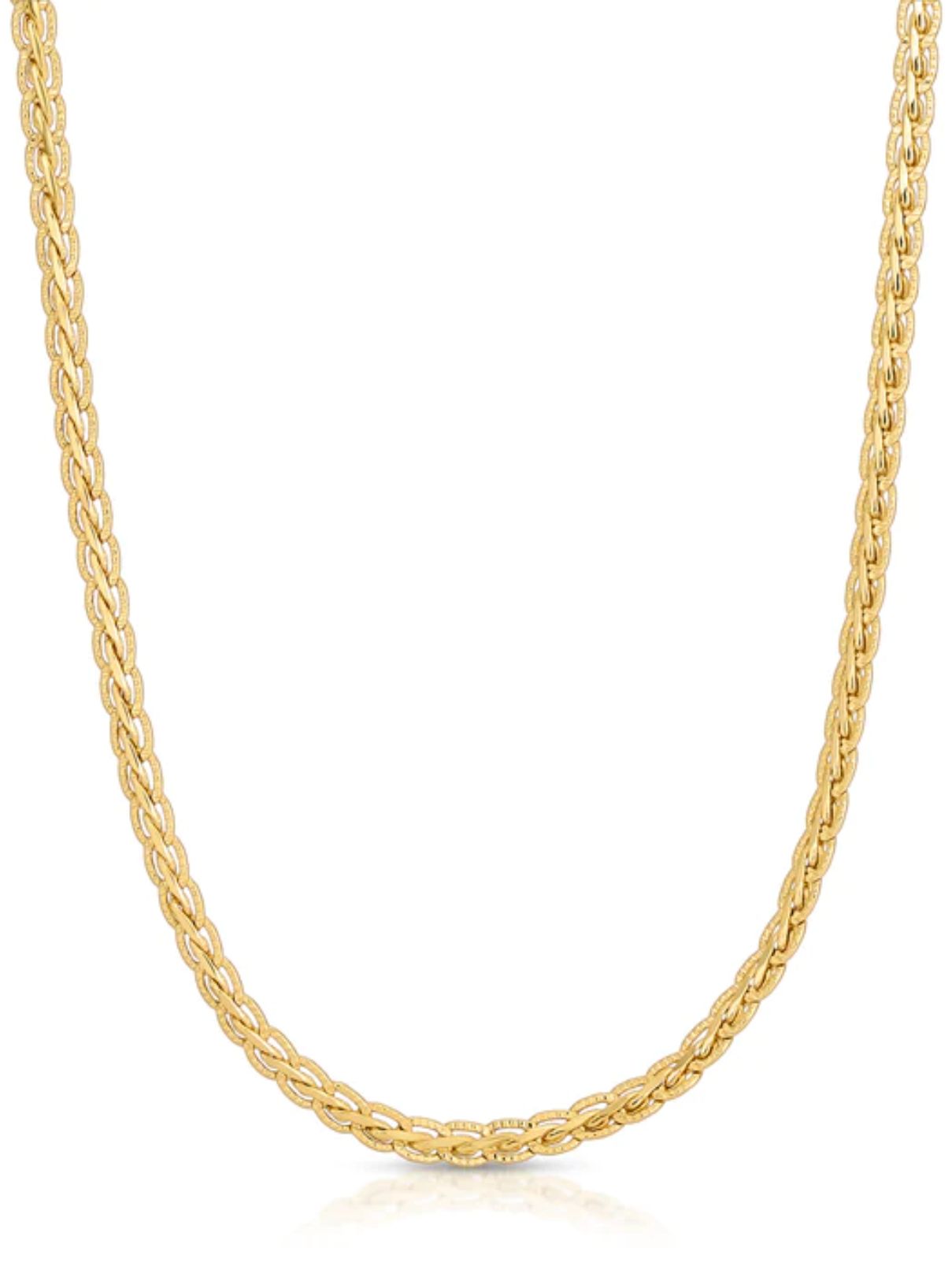 Joy Dravecky Cindy Rope Necklace in Gold