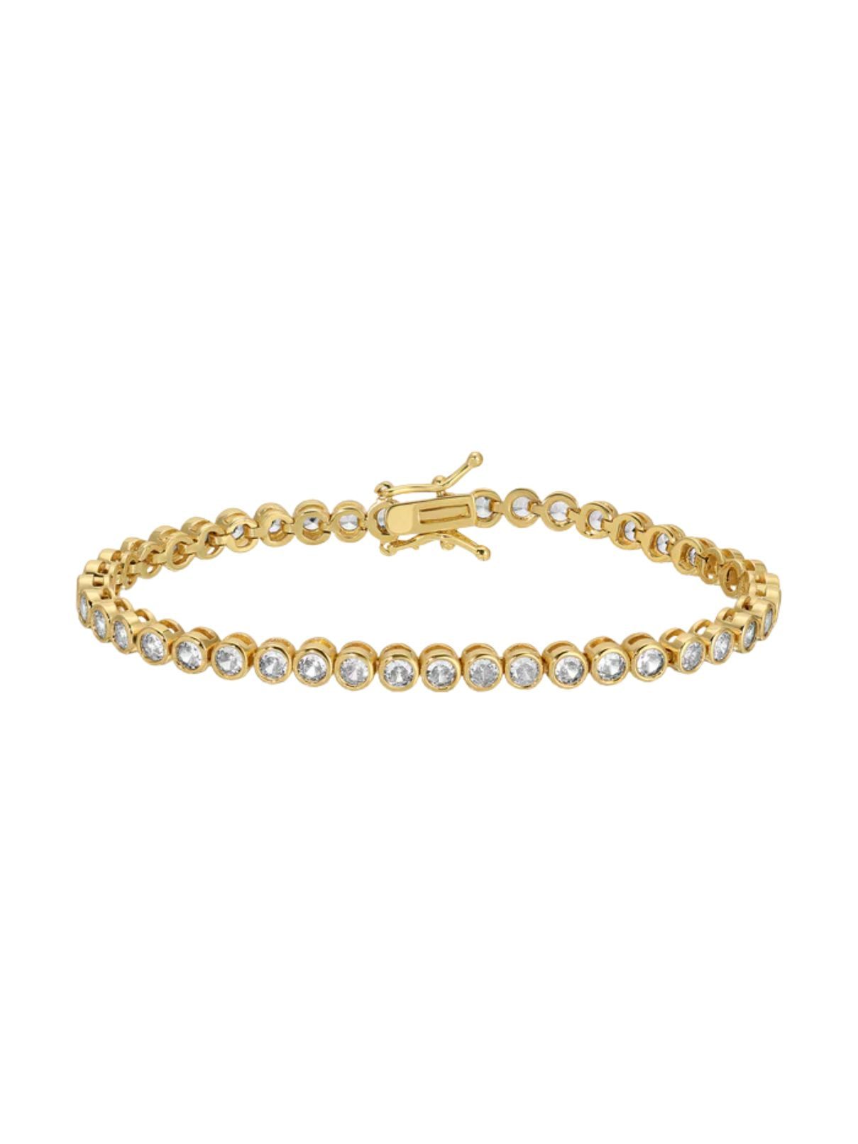 Joy Dravecky Kate Gold Tennis Bracelet
