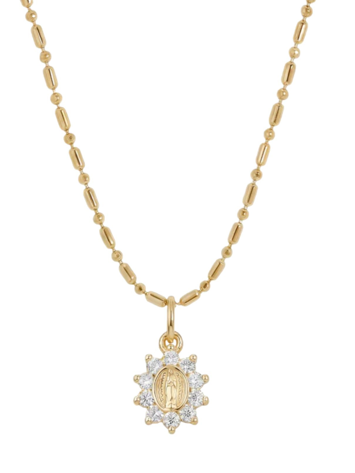 Joy Dravecky Mini Heirloom Necklace in Gold