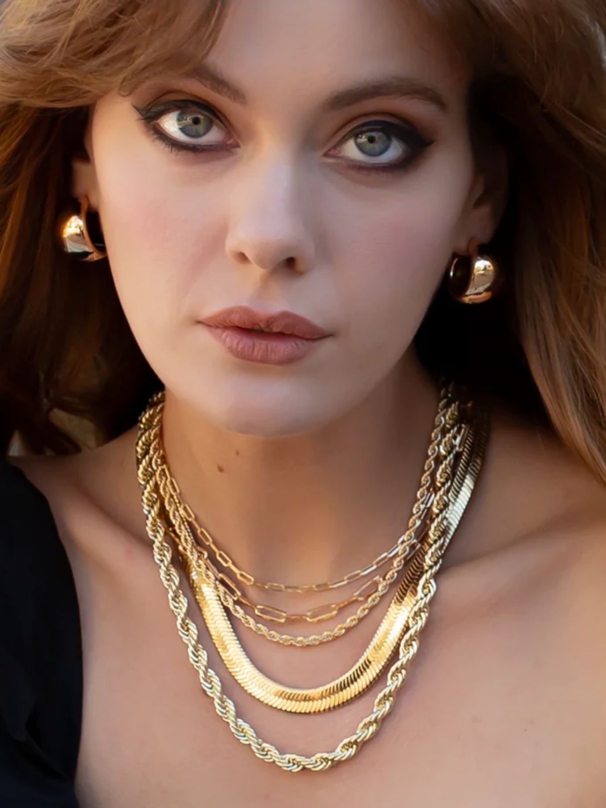 Joy Dravecky Omega Herringbone Necklace