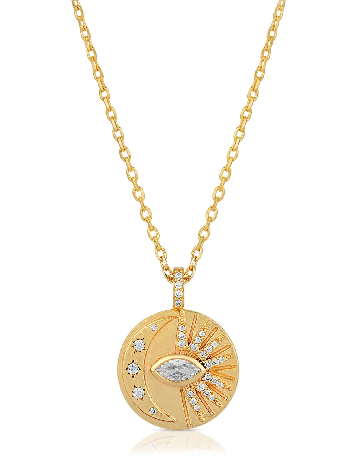 Joy Dravecky Venus Moon Necklace