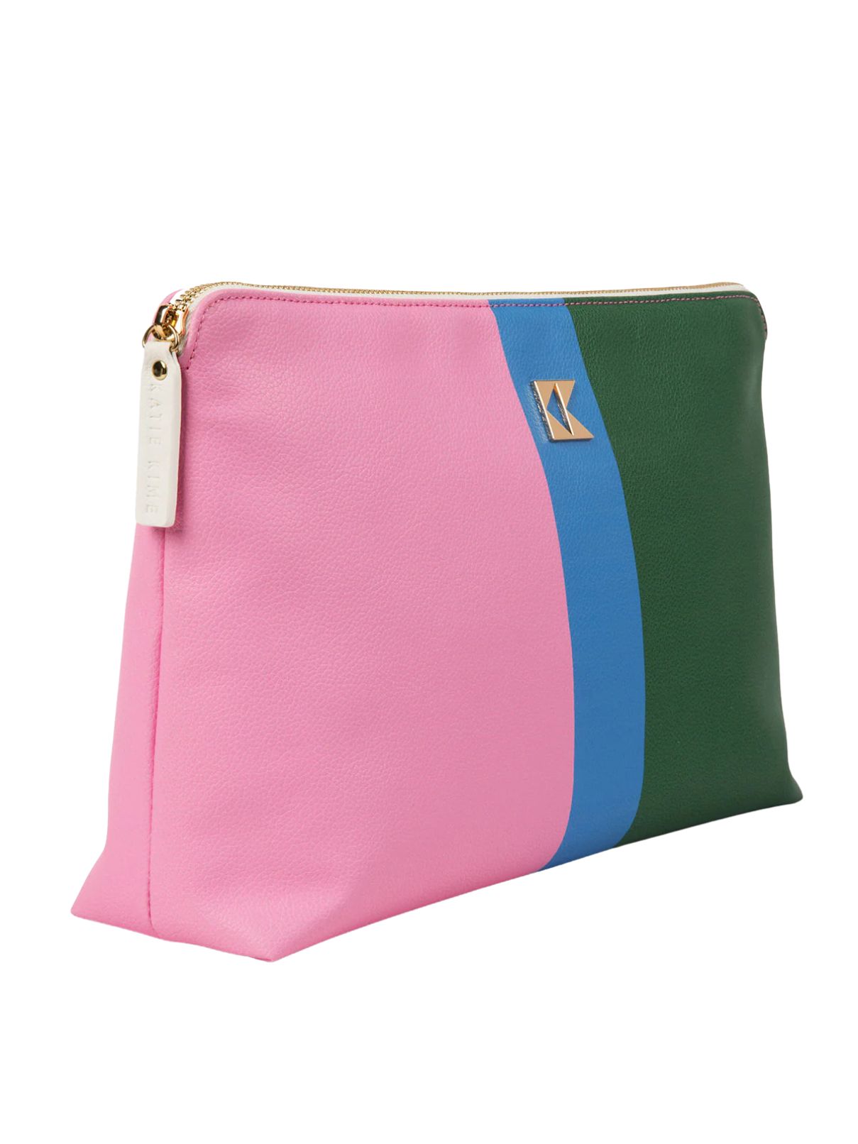 Katie Kime Color Block Oversized Bag in Pink/Green/Blue