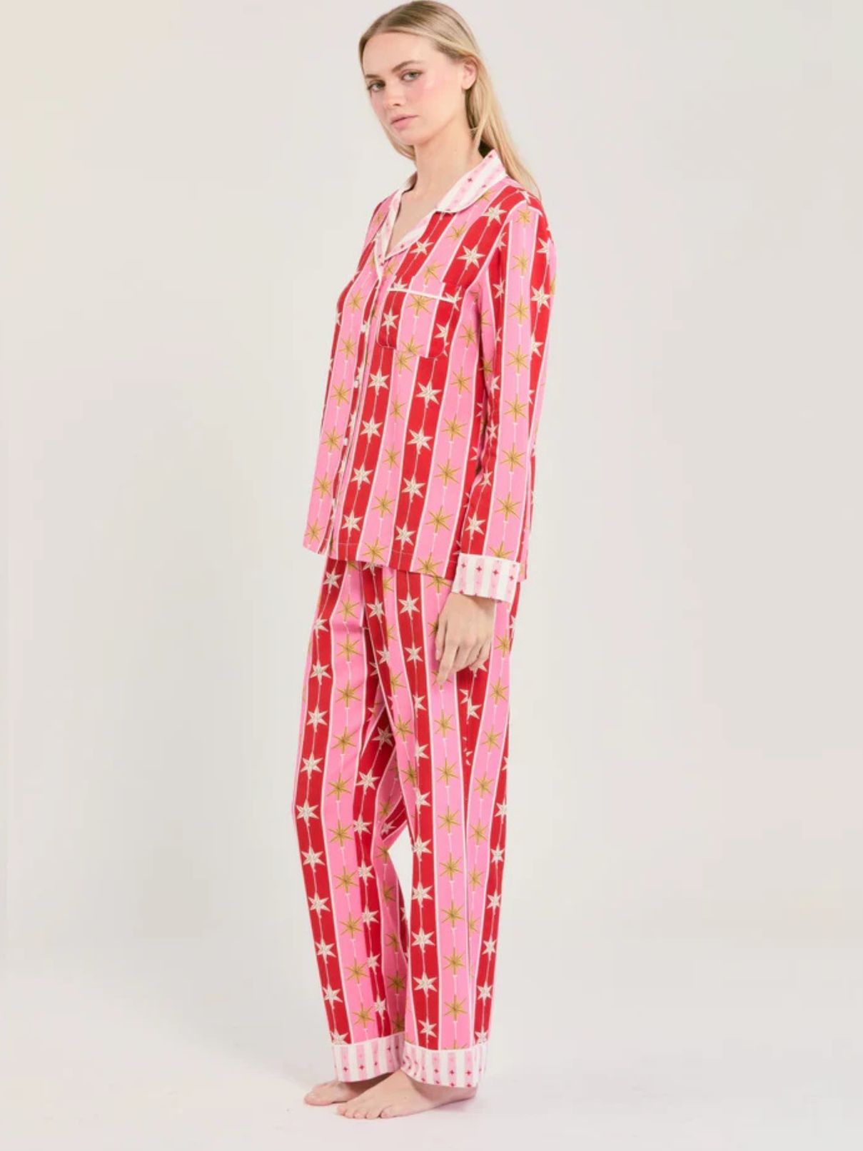 Katie Kime Tree Topper L/S Pajama Set