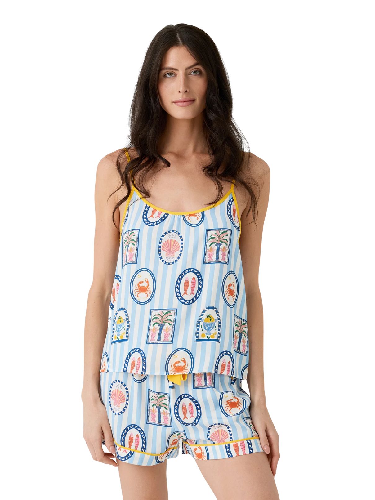 Katie Kimw Cape Cod Cami Pajama Set