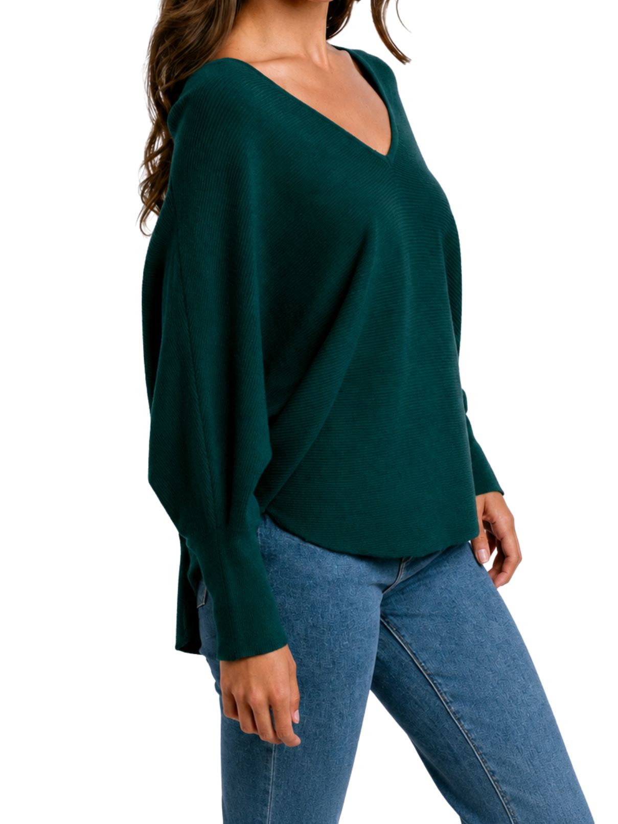 Kerisma Ryu V-Neck Top – Emerald