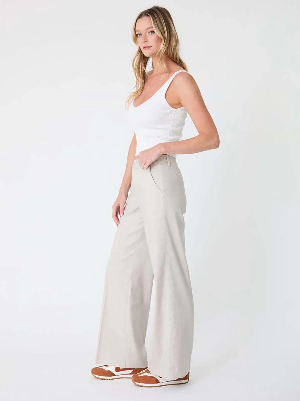 Level 99 Tallulah Pant in Pampas