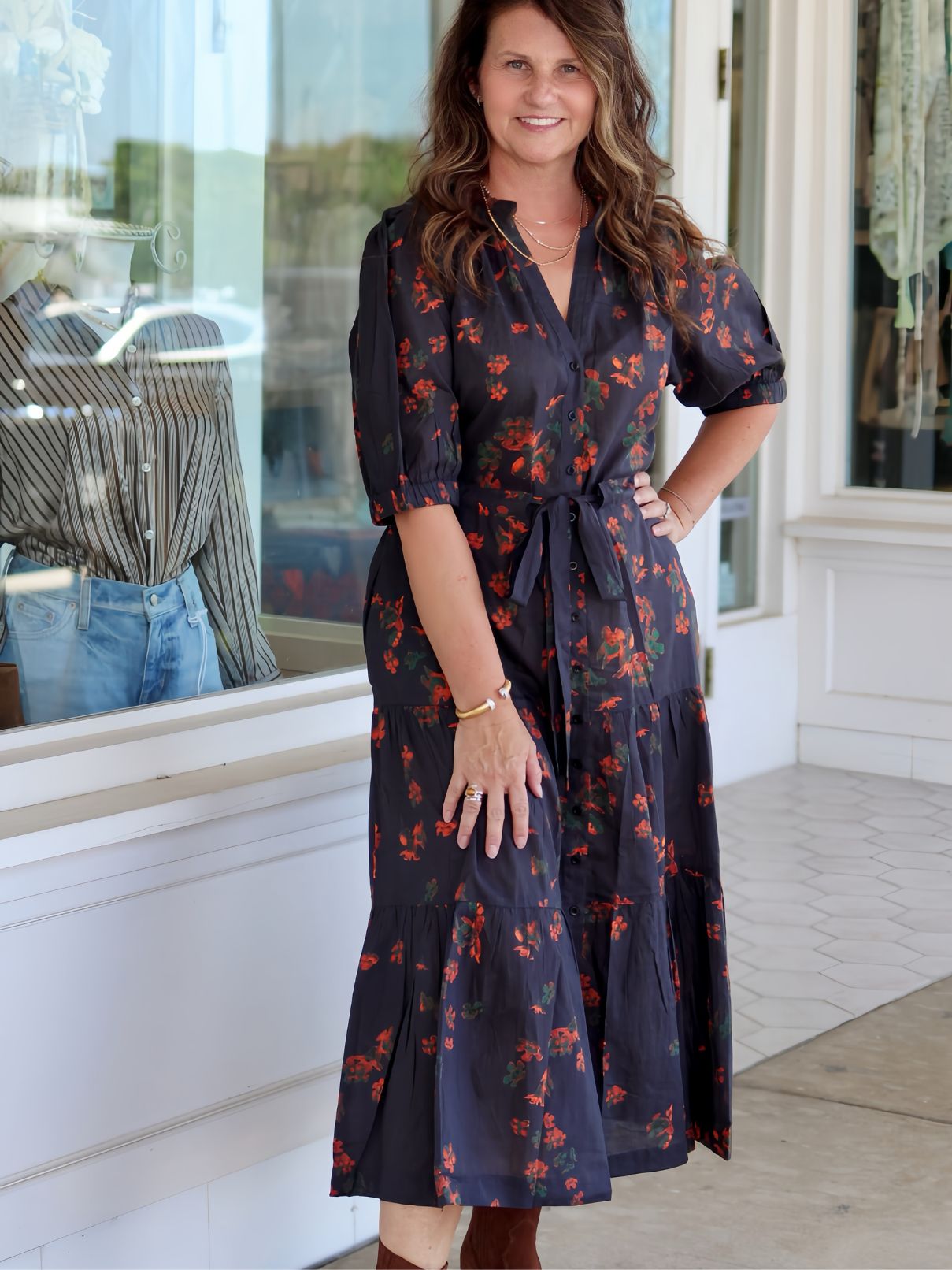 Lola Australia Austen Midi Har-Smoke