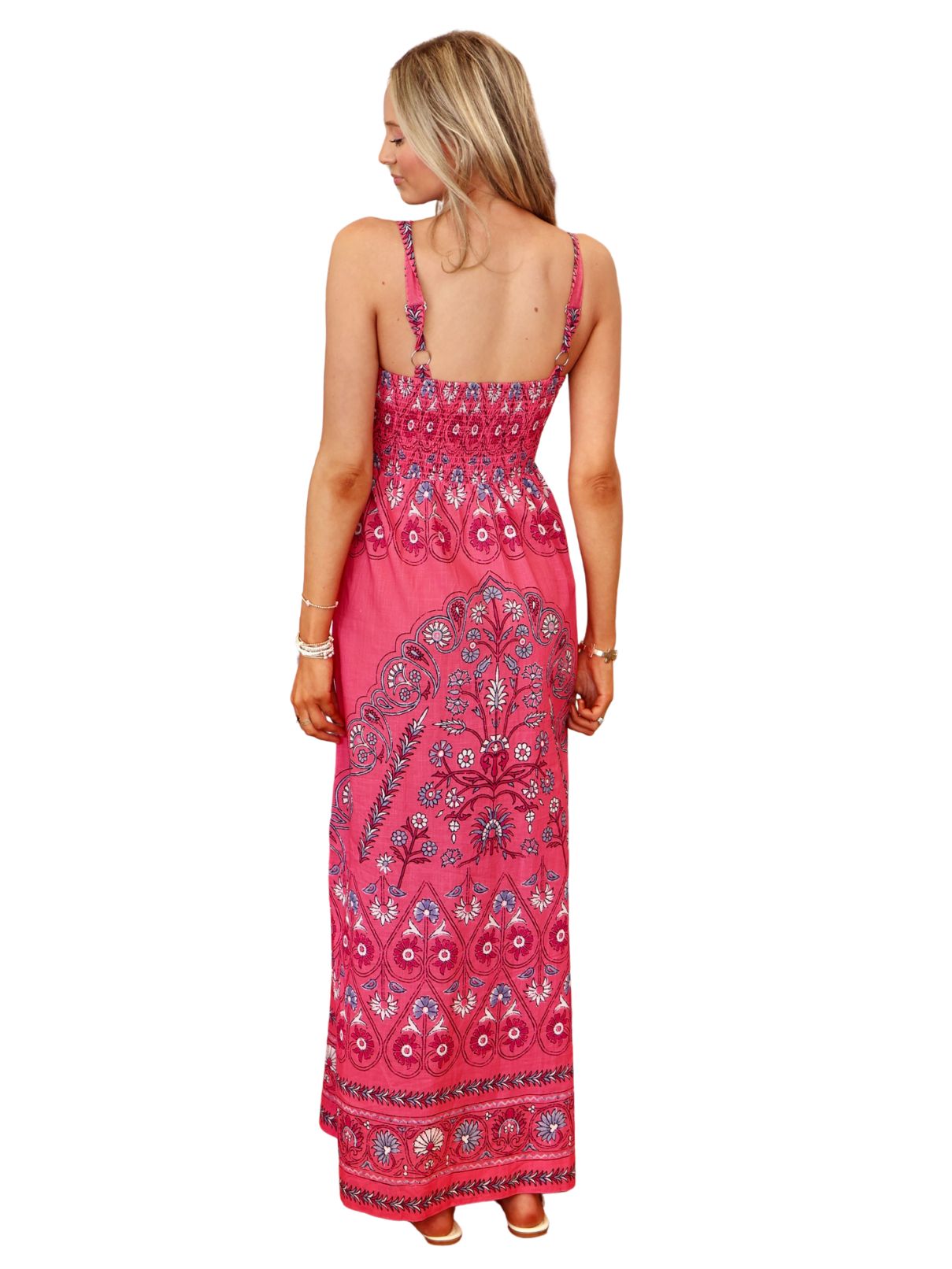Lola Australia Cherish Hindi Maxi Dress in Raspberry
