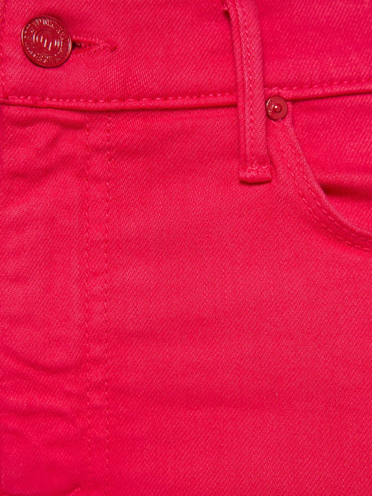 MOTHER The Weekender Flare Jeans in Virtual Pink