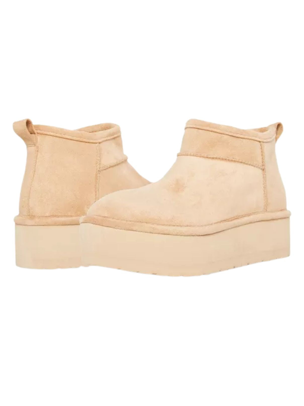 Madden Girl Embracce Platform Bootie in Sand