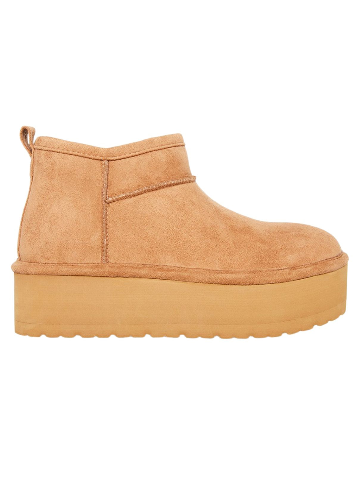 Madden Girl Embracce Platform Bootie in Tan
