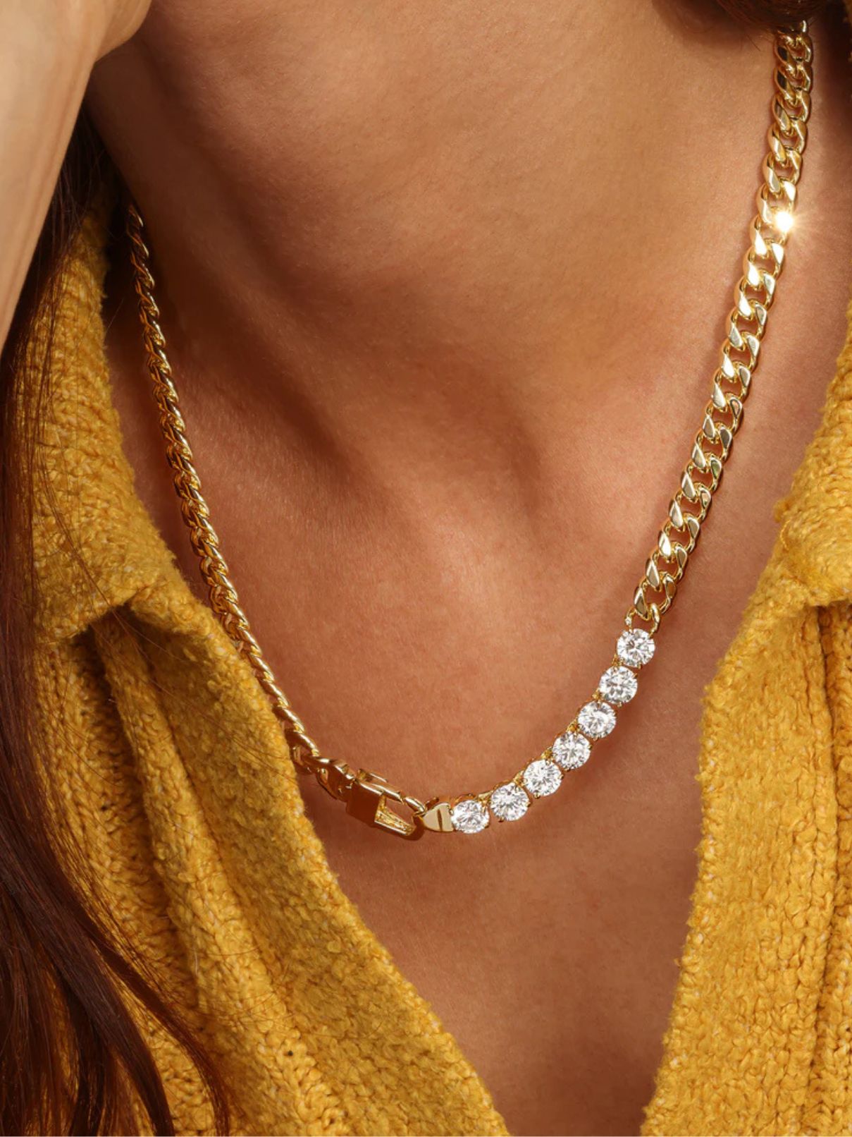 Melinda Maria Julian Loves Diamonds 18" Necklace