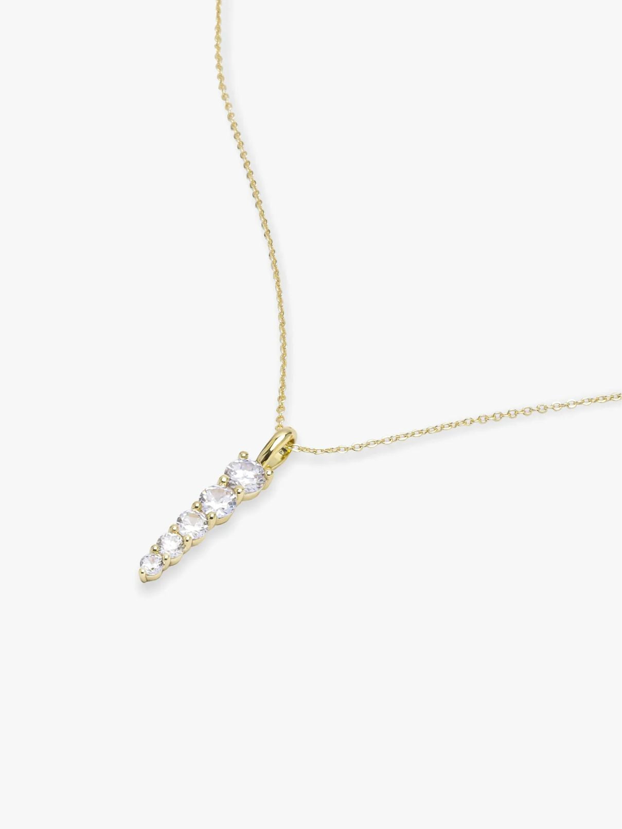 Melinda Maria Oh She's Fancy 5-Drop Necklace in Gold