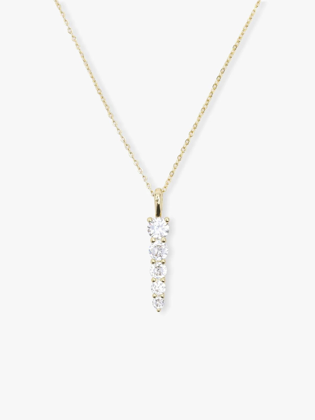 Melinda Maria Oh She's Fancy 5-Drop Necklace in Gold