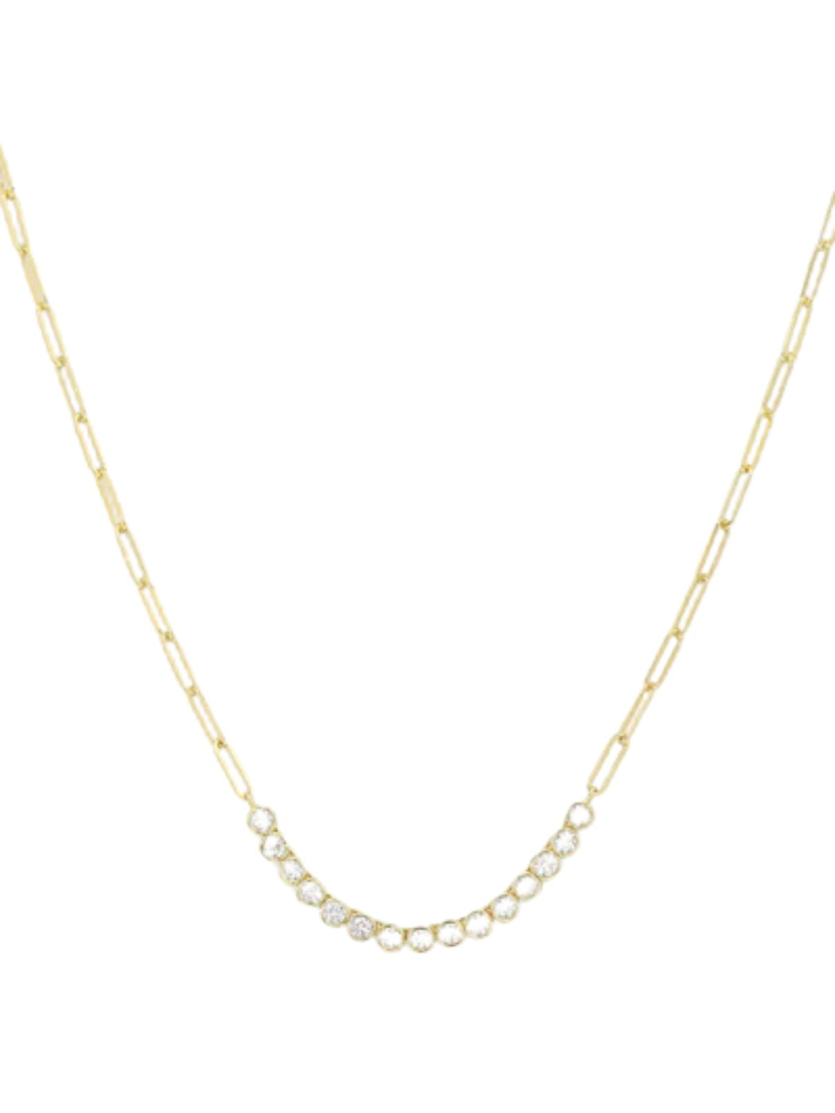 Melinda Maria Samantha Baroness Tennis Necklace