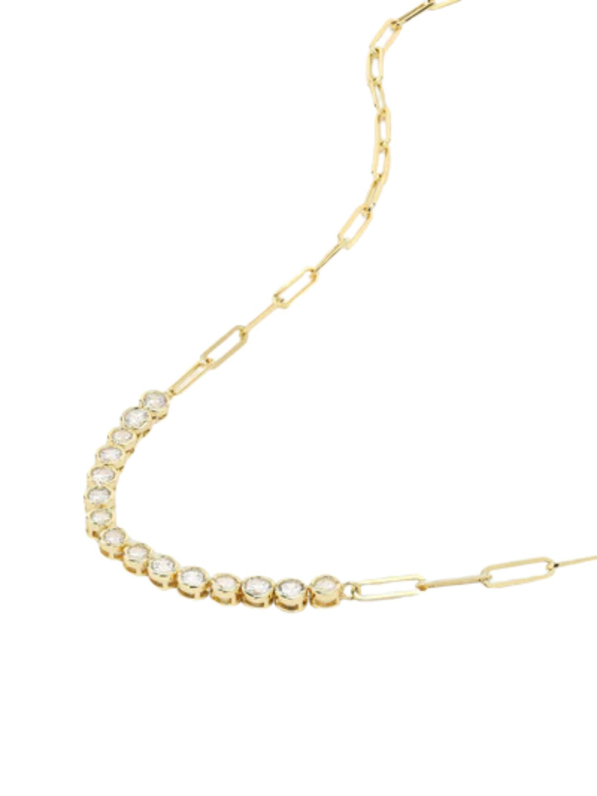Melinda Maria Samantha Baroness Tennis Necklace