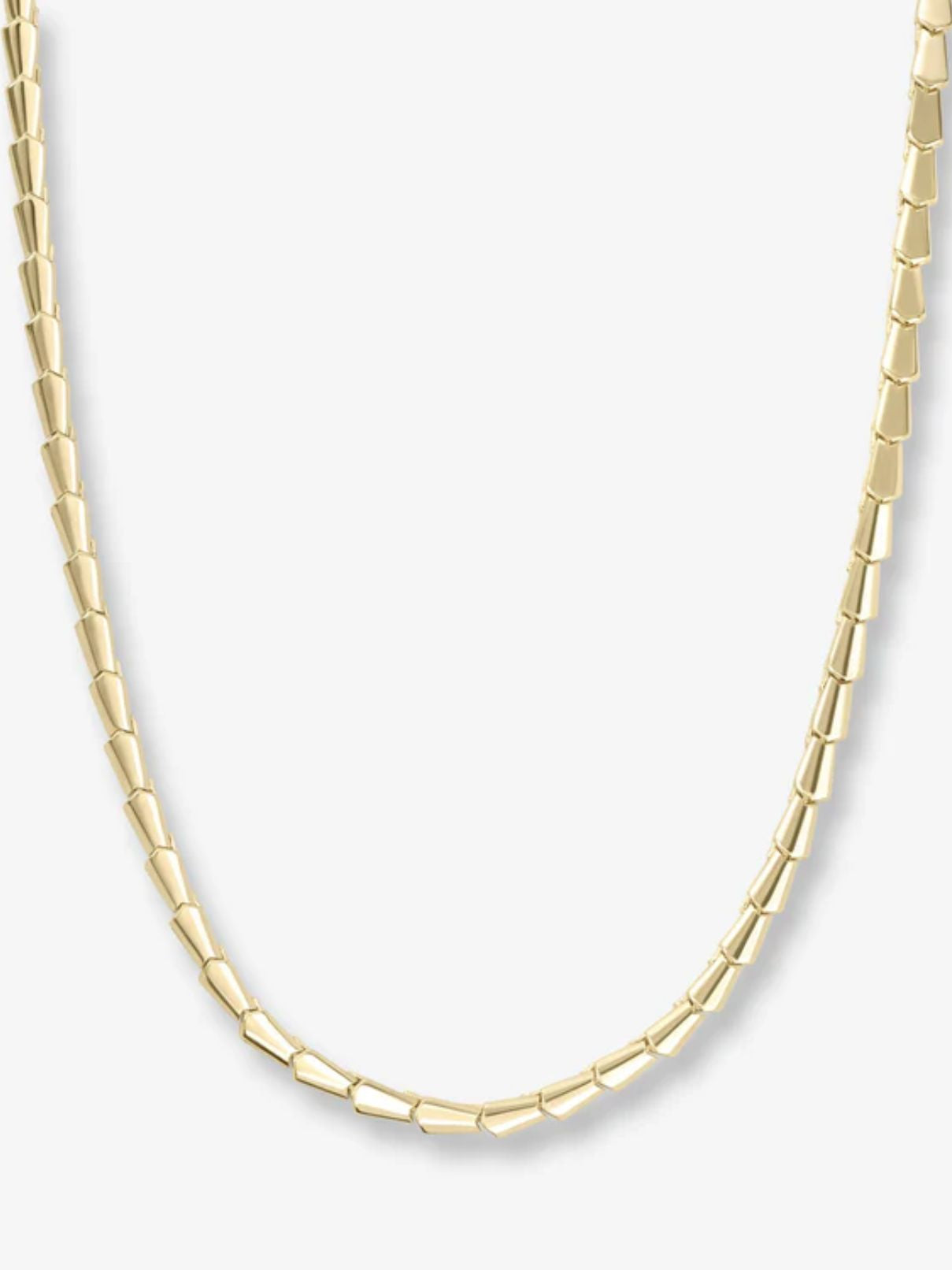 Melinda Maria Serpent Collar 18" Necklace in Gold