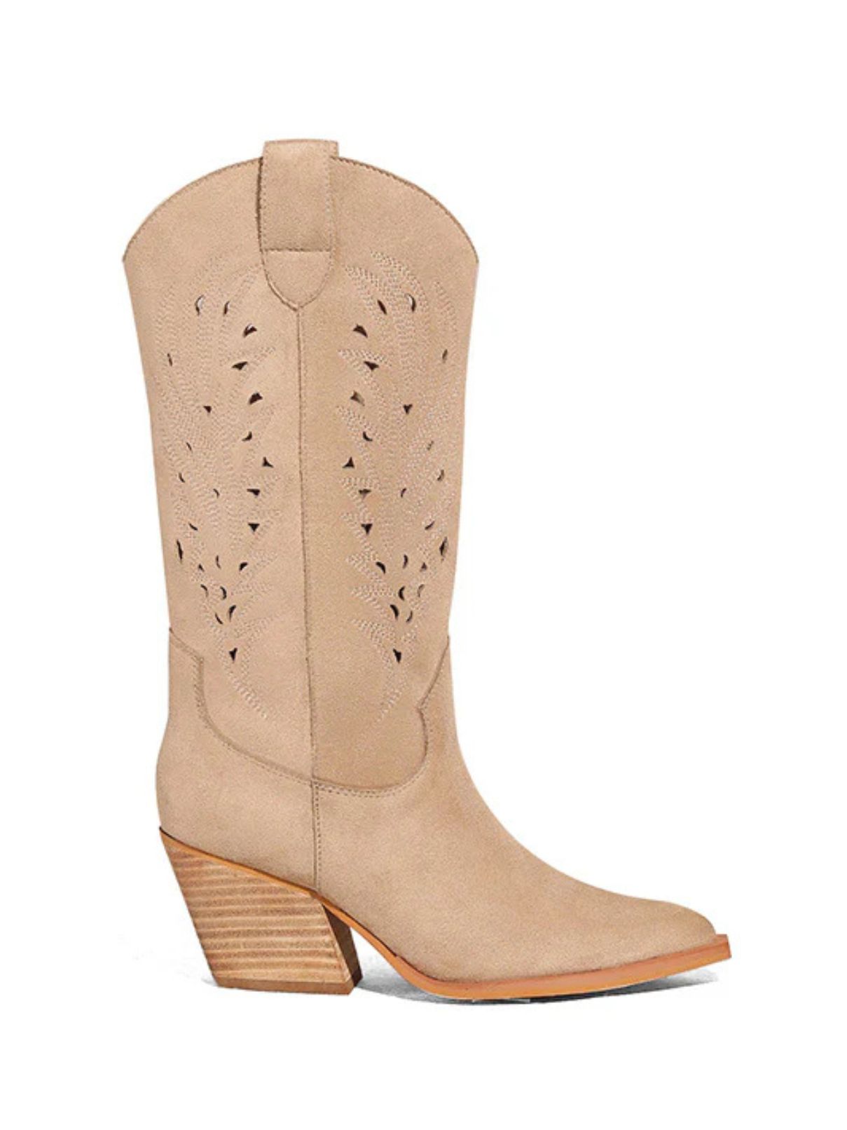 Mi.im Olivia Western Boot in Beige