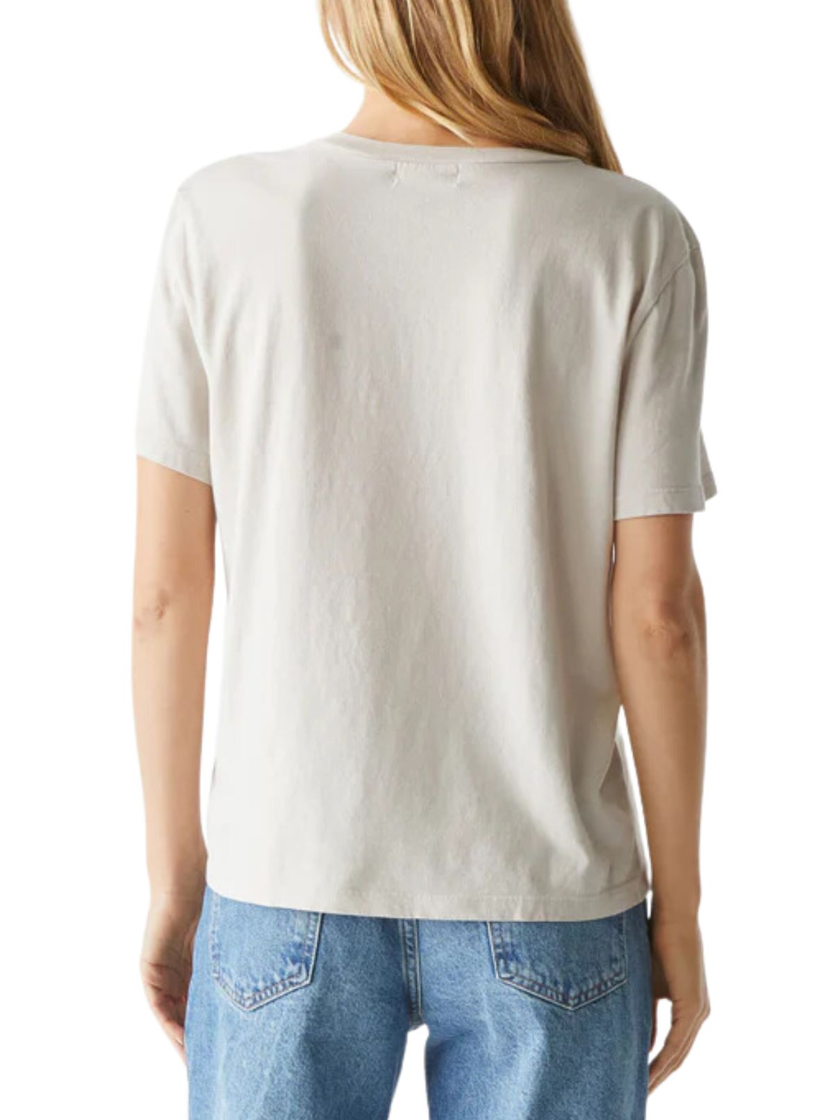 Michael Stars Becca S/S Crew in Cement
