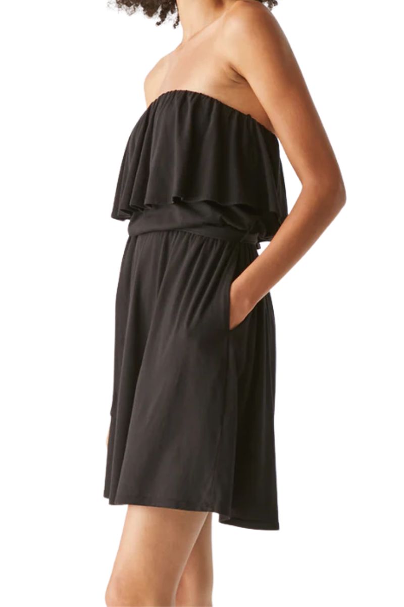 Michael Stars Beverly Mini Dress in Black