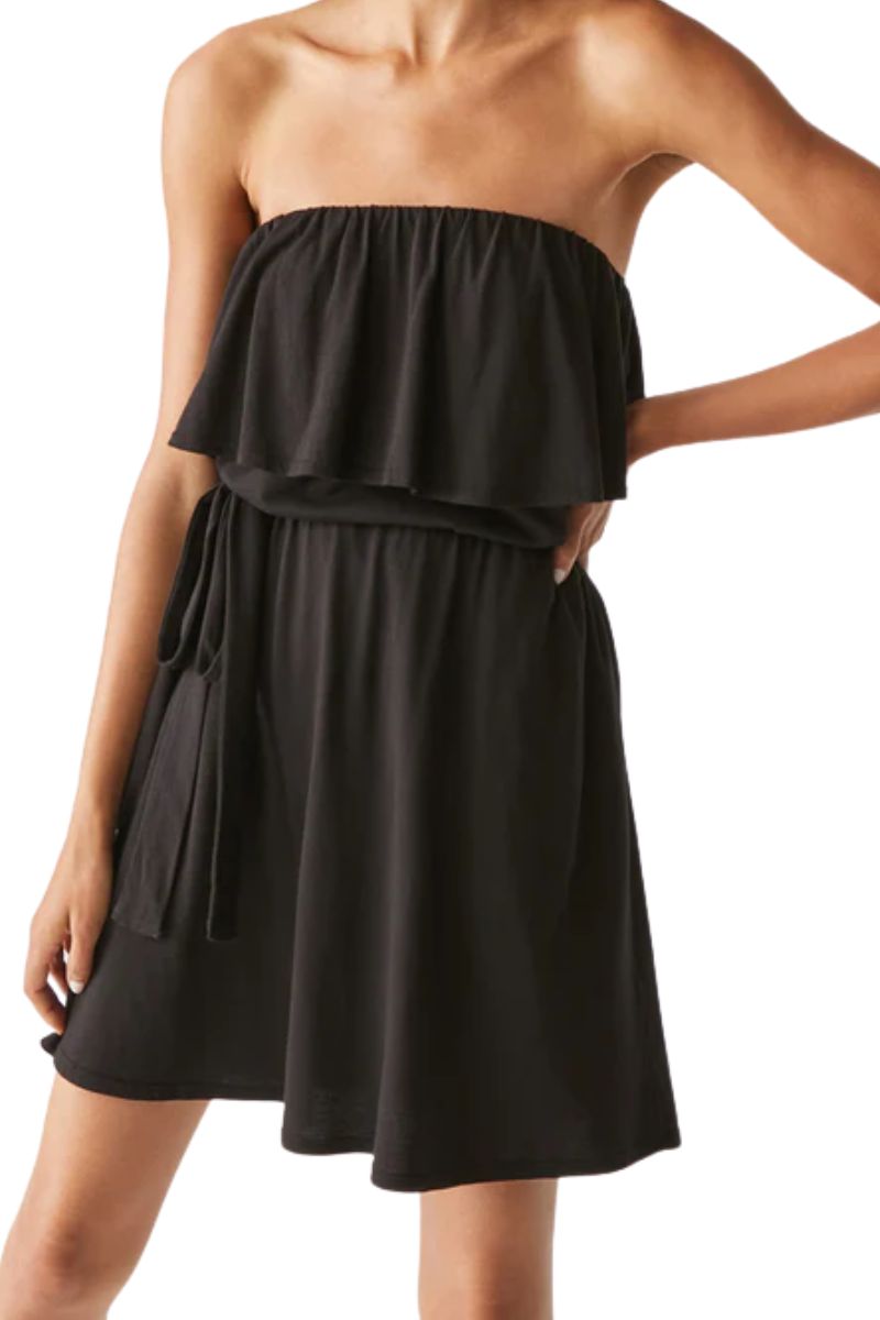 Michael Stars Beverly Mini Dress in Black