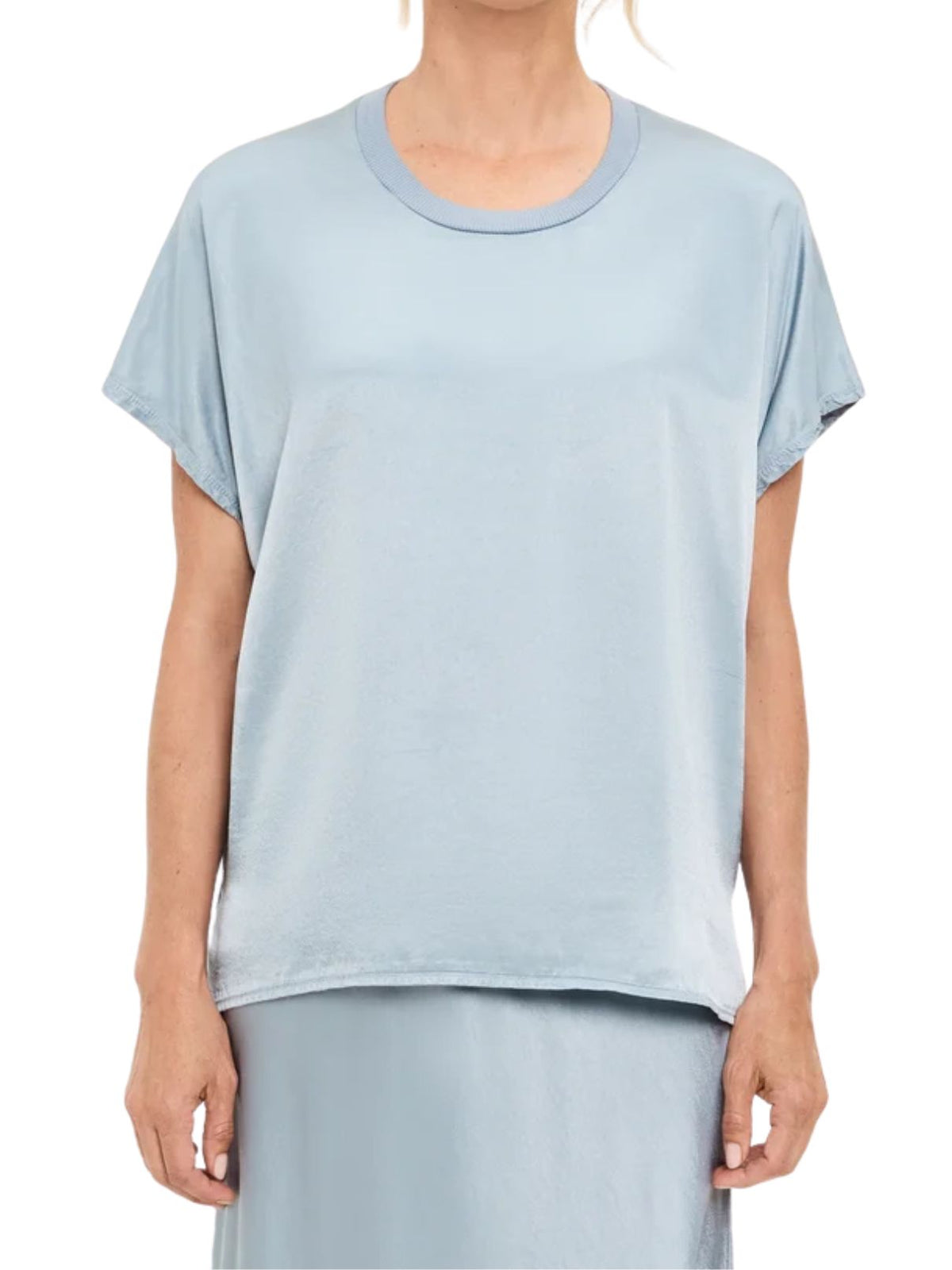 Michael Stars Flow Tee – Crystal Blue