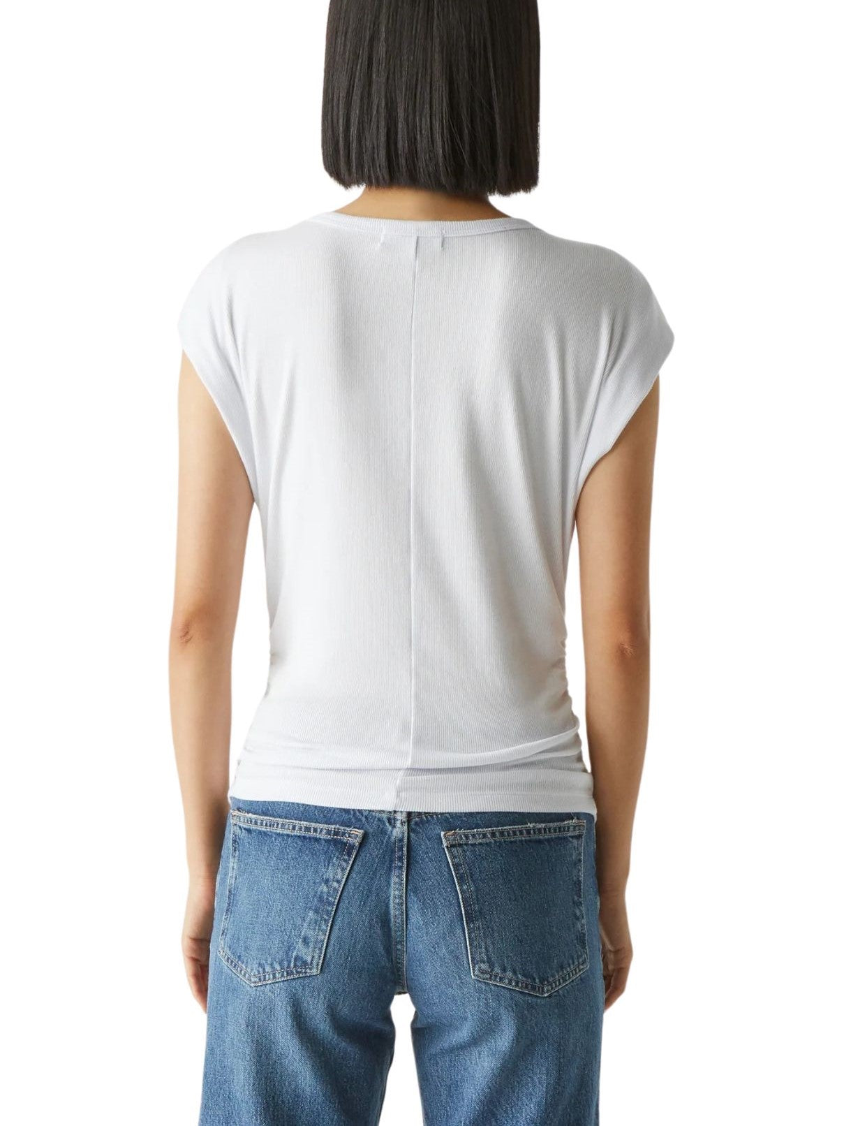 Michael Stars Joni Crew in White