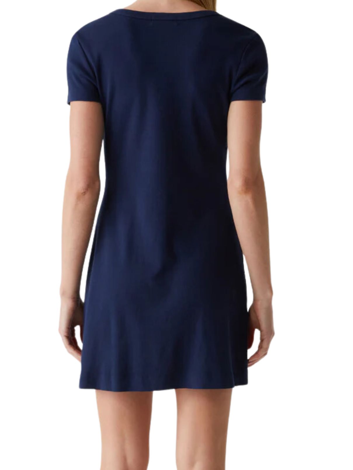 Michael Stars Liza V-neck Mini Swing Dress in Nocturna